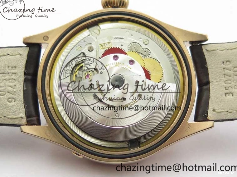 1229 Cellini 50535 Moonphase RG GMF Best Edition White Dial on Brown Leather Strap A Lightweight 2634